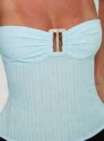 Isabetta Halter Top Aqua - Image 6