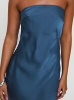 Haley Maxi Dress Mid Blue - Image 11