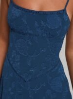 South Of France Maxi Dress Navy - Image 6