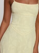 South Of France Maxi Dress Yellow Petite - Image 12