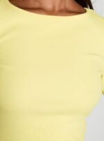 Elaia 3/4 Sleeve Top Yellow - Image 6