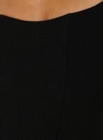 Ryana Corset Drape Mini Dress Black - Image 6