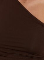 Majira One Shoulder Slouch Top Brown - Image 6