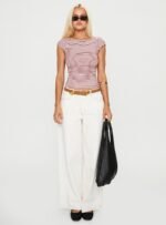 Drives Me Crazy Backless Top Red Stripe - Image 7