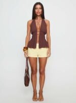 Electric Night Shorts Yellow Stripe - Image 7