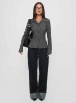 Holley Tweedle Jacket Grey - Image 6