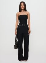 Passionette Trousers Black Petite - Image 8