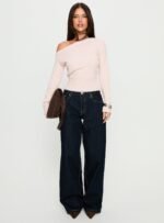 Serenitia Mid Rise Relaxed Jeans Dark Raw Wash - Image 9