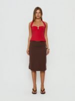 Isabetta Halter Top Red - Image 7