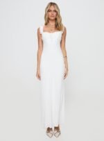 Lillette Maxi Dress White - Image 7