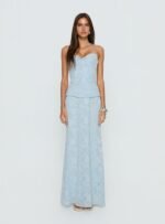 Love from Portofino Corset Maxi Dress Blue - Image 7