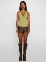 Amalthea Top Green Check - Image 7