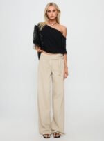 Boxie Mid Rise Wide Leg Jeans Washed Green - Image 7