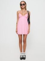 Koko Mini Dress Pink - Image 7