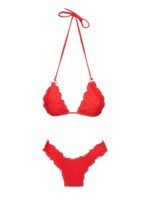 Kathrine Triangle Bikini Top Red - Image 11