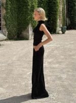 Ford Maxi Skirt Onyx Polka Dot - Image 2