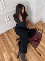 Tidal Wave Low Rise Straight Leg Jeans Raw Denim - Image 9