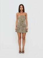Nakamia Strapless Mini Dress Paisley - Image 8
