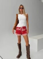Ny Trackstar Shorts Red - Image 8