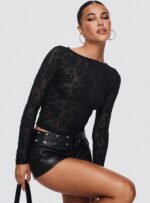 Born To Ride Shorts Washed Black - Image 9