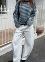 Bloom Long Sleeve Chocolate Sea Stripe - Image 9