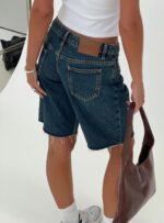 Cult Classic Longline Denim Shorts Vintage Wash - Image 14