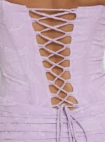 Love From Portofino Corset Maxi Dress Lilac - Image 8