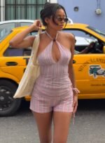 Electric Night Shorts Pink Stripe - Image 5