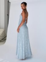 South Of France Maxi Dress Blue - Image 10