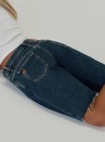 Cult Classic Longline Denim Shorts Vintage Wash - Image 10