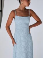 South Of France Maxi Dress Blue - Image 9