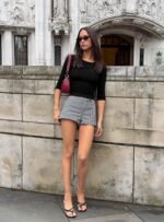 Elaia 3/4 Sleeve Top Black - Image 10