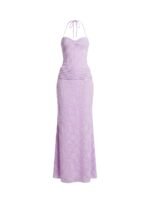 Love From Portofino Corset Maxi Dress Lilac - Image 13