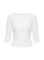Elaia 3/4 Sleeve Top White - Image 15