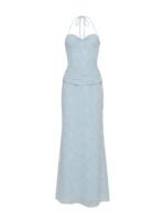 Love from Portofino Corset Maxi Dress Blue - Image 10