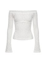 Mochapella Off The Shoulder Top White - Image 11