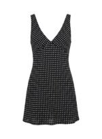 Nellie Mini Dress Black Polka Dot - Image 13