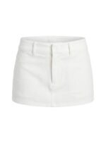 Rhode Mini Skort Ivory - Image 14