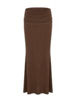 Zespri Jersey Maxi Skirt Brown - Image 8