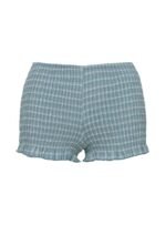 Jukebox Shirred Micro Shorts Blue - Image 5