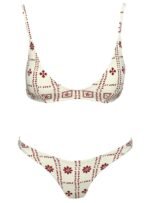 Juliette Bikini Top White / Red - Image 5