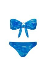 Macs Bandeau Bikini Top Dark Blue Floral - Image 6
