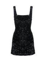 Miss Me Sequin Mini Dress Black - Image 8
