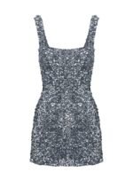Miss Me Sequin Mini Dress Silver - Image 7