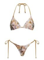 Noxie Triangle Bikini Top Leopard Multi - Image 5