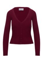 York Cardigan Cherry Red - Image 4